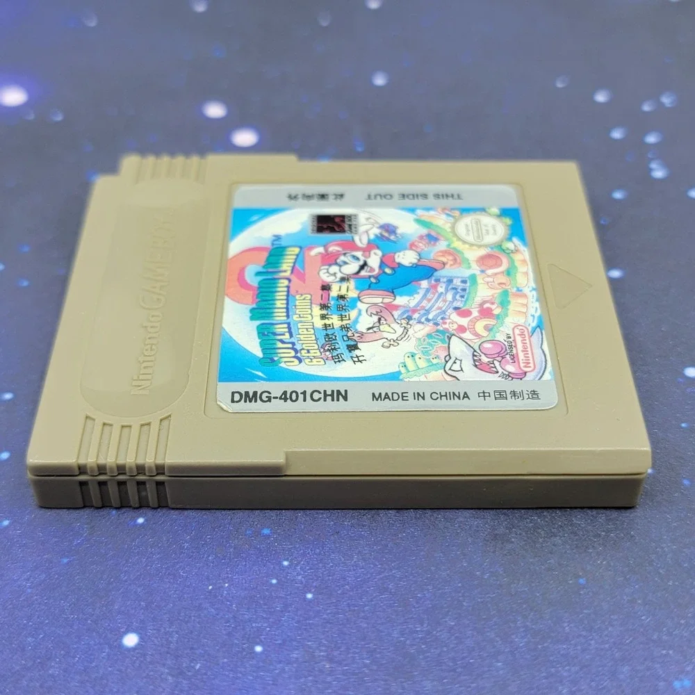 CHINESE Super Mario Land 2: 6 Golden Coins (Nintendo Game Boy) Video Game 0331